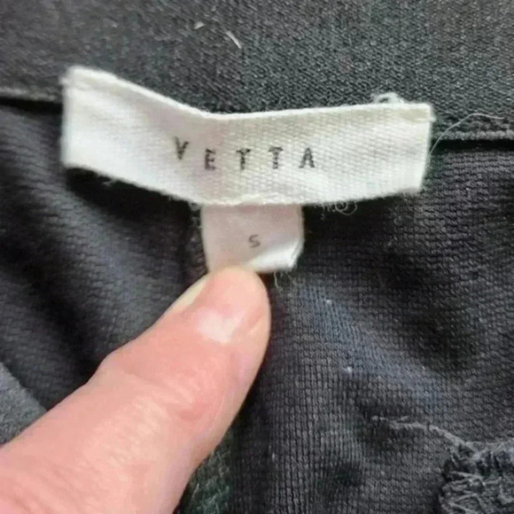 Vetta Capsule The Side-Zip Stretch Pant Ponte Pants Black Women's size Small - Picture 8 of 11